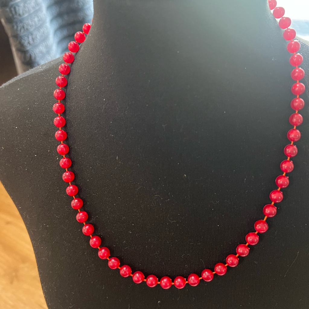 Vintage Red Necklace